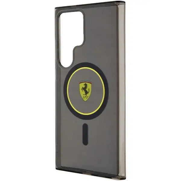 Ferrari FEHMS24LU3SMY S24 Ultra S928 yellow/yellow hardcase IML Smoked Inner Circle Line MagSafe - Cell phone cases