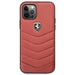 Ferrari FEHQUHCP12MRE iPhone 12/12 Pro red/red hardcase Off Track Quilted - Cell phone cases and covers<<<HurtelXML