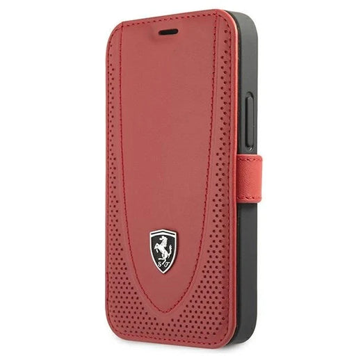Ferrari FEOGOFLBKP12SRE iPhone 12 mini 5.4’’ red/red book Off Track Perforated - Cell phone cases and covers<<<HurtelXML