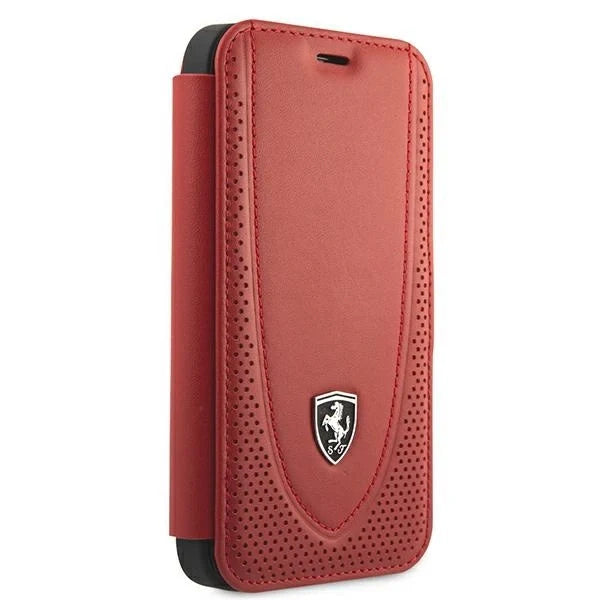Ferrari FEOGOFLBKP12SRE iPhone 12 mini 5.4’’ red/red book Off Track Perforated - Cell phone cases and covers<<<HurtelXML