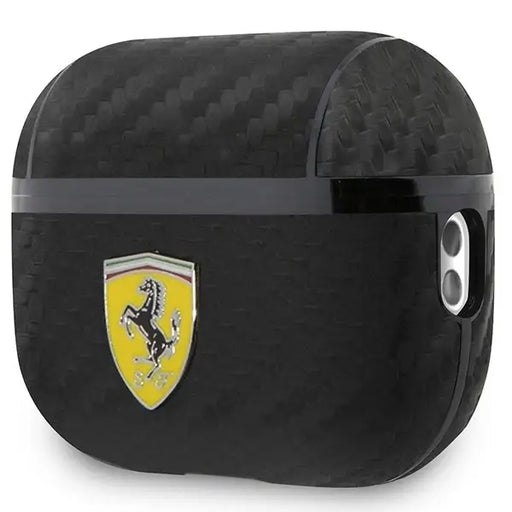 Ferrari FESAP2CABK AirPods Pro 2 cover black/black On Track PU Carbon - Cell phone cases and covers<<<HurtelXML