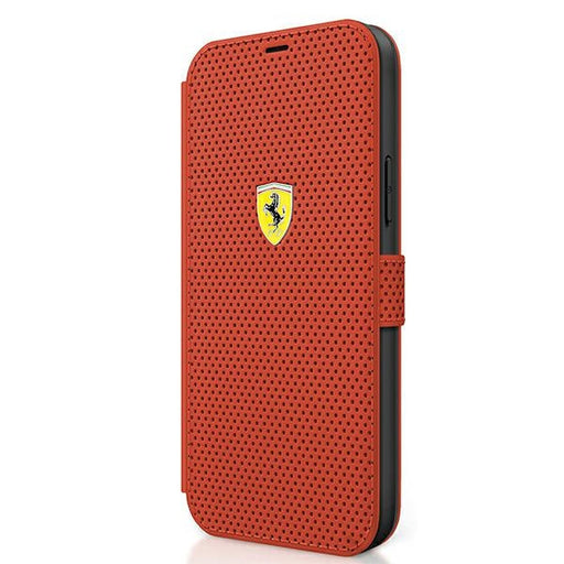 Ferrari FESPEFLBKP12SRE iPhone 12 mini 5.4’’ red/red book On Track Perforated - Cell phone cases and covers<<<HurtelXML