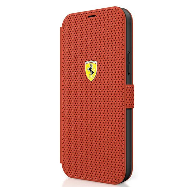 Ferrari FESPEFLBKP12SRE iPhone 12 mini 5.4’’ red/red book On Track Perforated - Cell phone cases and covers<<<HurtelXML