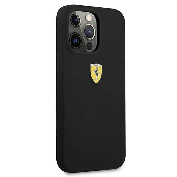 Ferrari FESSIHCP13LBK iPhone 13 Pro / 13 6.1’’ black/black hardcase Silicone - Cell phone cases and covers<<<HurtelXML