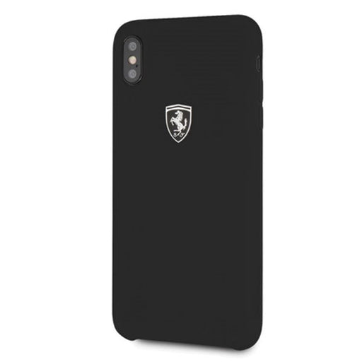 Ferrari Hardcase FEOSIHCI65BK iPhone Xs Max black/black Silicone Off track - Cell phone cases and covers<<<HurtelXML