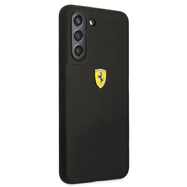 Ferrari Hardcase FESSIHCS21FBK S21 FE G990 black/black Silicone - Cell phone cases and covers<<<HurtelXML