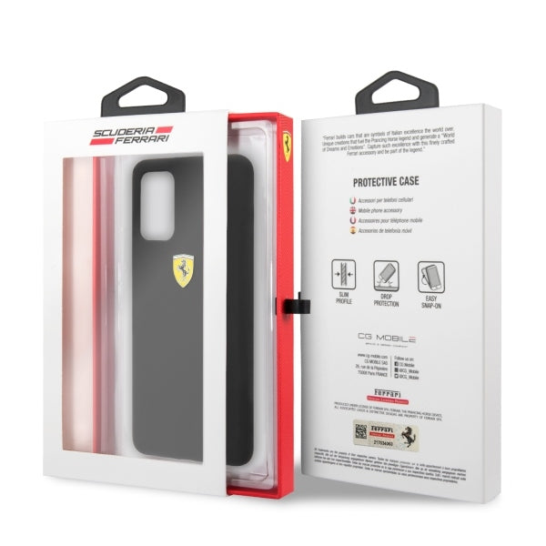 Ferrari Hardcase FESSIHCS67BK S20+ G985 black/black Silicone - Cell phone cases and covers<<<HurtelXML