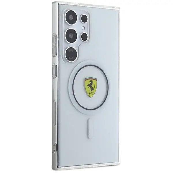 Ferrari IML Transp Inner Circle Line MagSafe case for Samsung Galaxy S24 Ultra - black - Cell phone cases