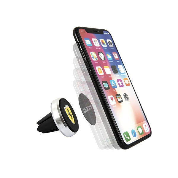 Ferrari magnetic holder FESCHBK for grille black/black - Cell phone holders<<<HurtelXML