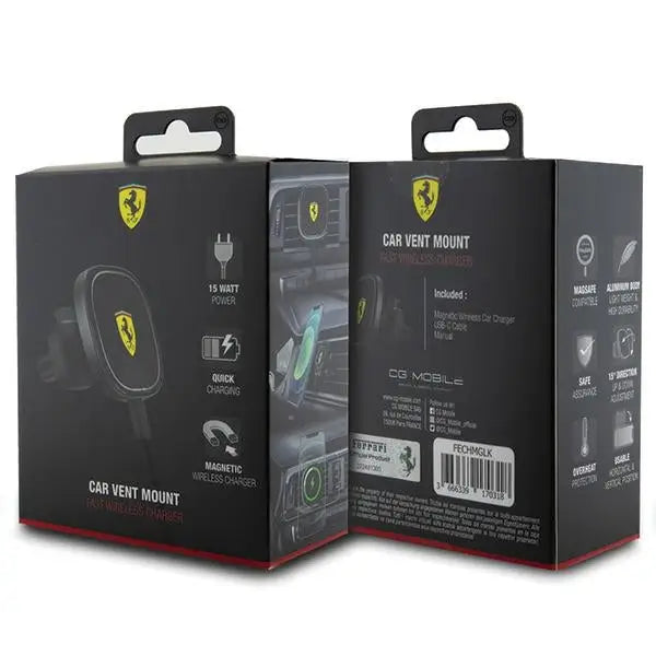 Ferrari nice. induction FECHMGLK 15W for grid black/black 2023 Collection MagSafe - Cell phone cases