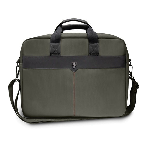 Ferrari Off Track Scuderia bag for a 16’’ laptop - green - Laptop bags<<<HurtelXML
