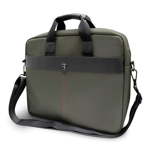 Ferrari Off Track Scuderia bag for a 16’’ laptop - green - Laptop bags<<<HurtelXML