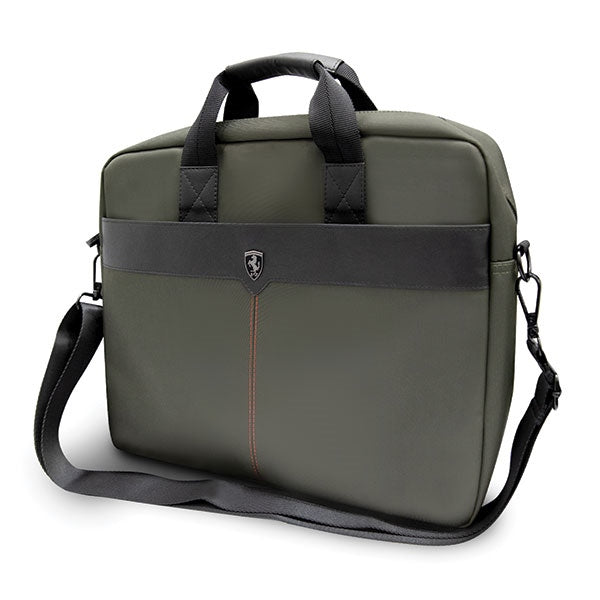 Ferrari Off Track Scuderia bag for a 16’’ laptop - green - Laptop bags<<<HurtelXML