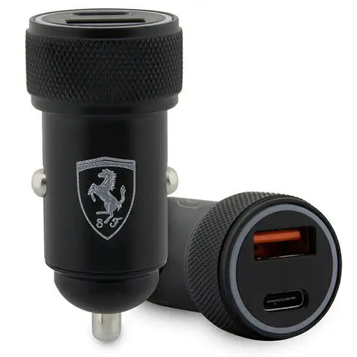 Ferrari PD-QC 3.0 20W Fast Charge Car Charger - Black - Cell phone USB charger<<<HurtelXML