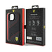 Ferrari Perforated Waves Metal Logo case for iPhone 15 / 14 / 13 - black - Cell phone cases and covers<<<HurtelXML
