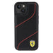Ferrari Perforated Waves Metal Logo case for iPhone 15 / 14 / 13 - black - Cell phone cases and covers<<<HurtelXML