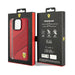 Ferrari Perforated Waves Metal Logo case for iPhone 15 Pro Max - red - Cell phone cases and covers<<<HurtelXML