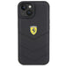 Ferrari Quilted Metal Logo case for iPhone 15 - black - Cell phone cases and covers<<<HurtelXML