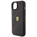 Ferrari Twist Metal Logo case for iPhone 15 Plus - black - Cell phone cases and covers<<<HurtelXML