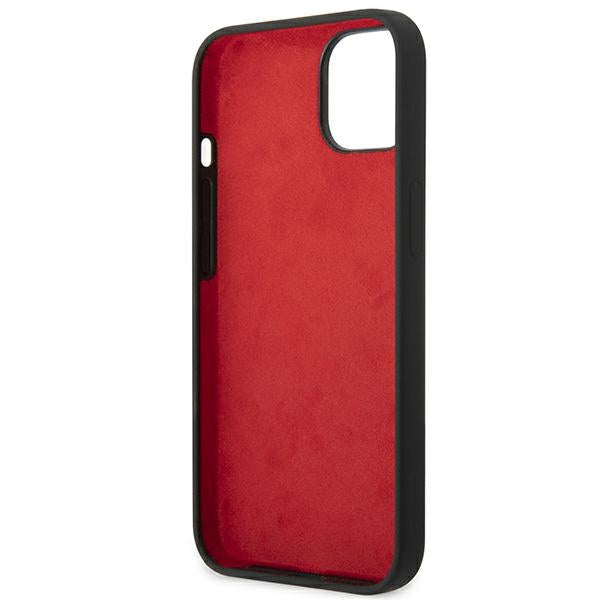 Ferrari FEHCP14MSIBBK iPhone 14 Plus 6.7" black/black hardcase Silicone Metal Logo