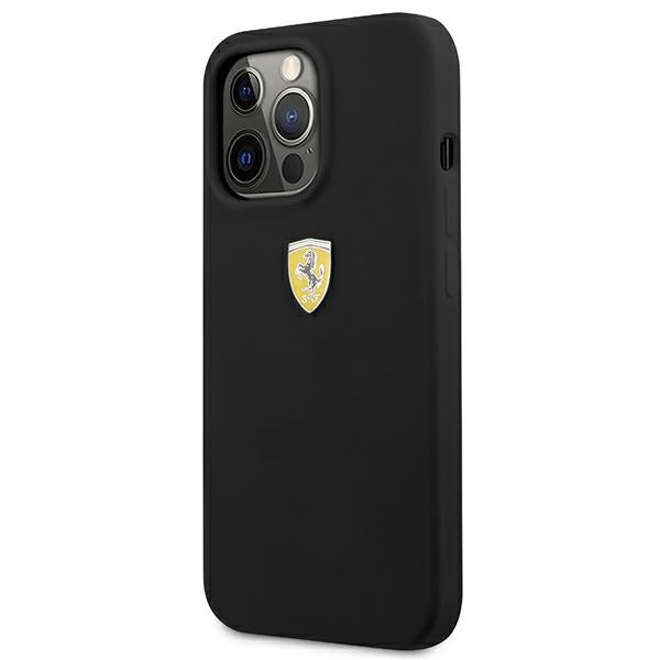 Ferrari FESSIHCP13LBK iPhone 13 Pro / 13 6.1&quot; black/black hardcase Silicone