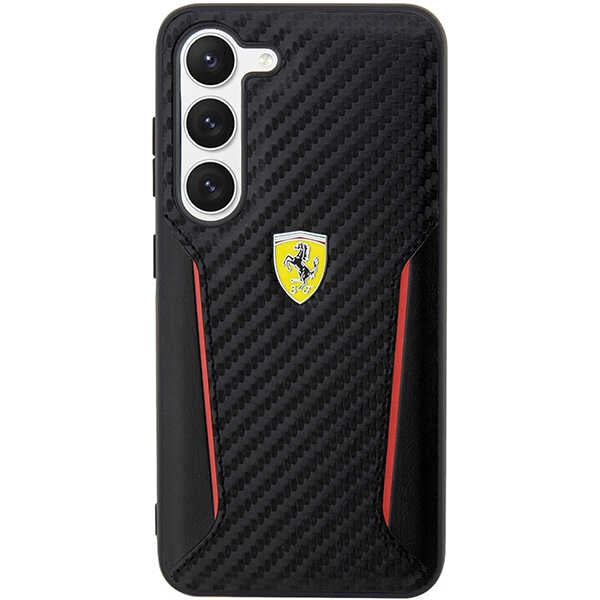 Ferrari FEHCS23MNPYK S23+ S916 black/black hardcase Carbon Contrast Edges