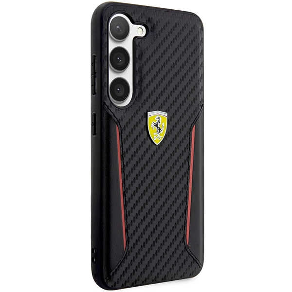 Ferrari FEHCS23MNPYK S23+ S916 black/black hardcase Carbon Contrast Edges