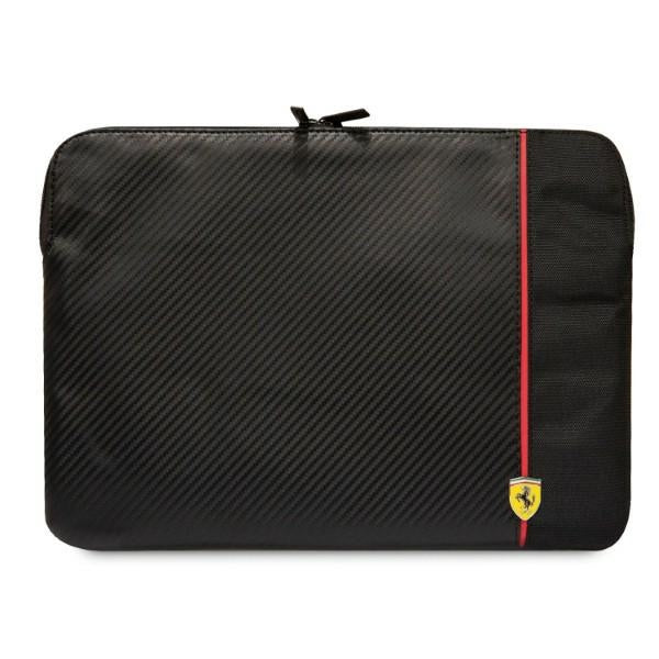 Ferrari Carbon&amp;Smooth case for a 14" laptop - black