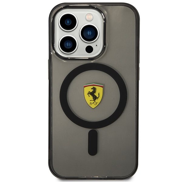 Ferrari FEHMP14LUKK iPhone 14 Pro 6.1" black/black hardcase Translucent Magsafe