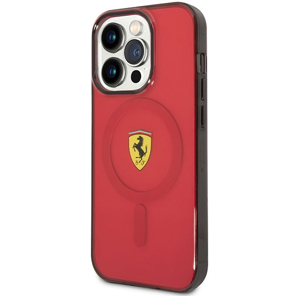 Ferrari FEHMP14LUKR iPhone 14 Pro 6.1" red/red hardcase Translucent Magsafe