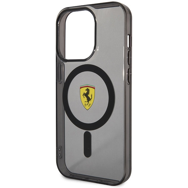 Ferrari FEHMP14XURKK iPhone 14 Pro Max 6.7" black/black hardcase Translucent Magsafe