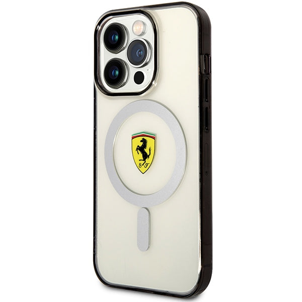 Ferrari FEHMP14XURKT iPhone 14 Pro Max 6.7" clear/transparent hardcase Outline Magsafe