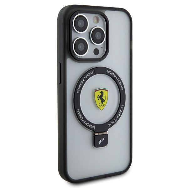 Ferrari FEHMP15LUSCAH iPhone 15 Pro 6.1" transparent hardcase Ring Stand 2023 Collection MagSafe