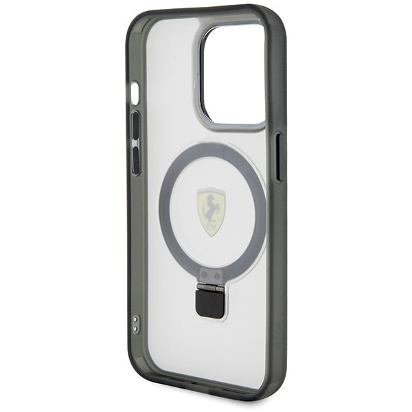 Ferrari FEHMP15LUSCAH iPhone 15 Pro 6.1" transparent hardcase Ring Stand 2023 Collection MagSafe