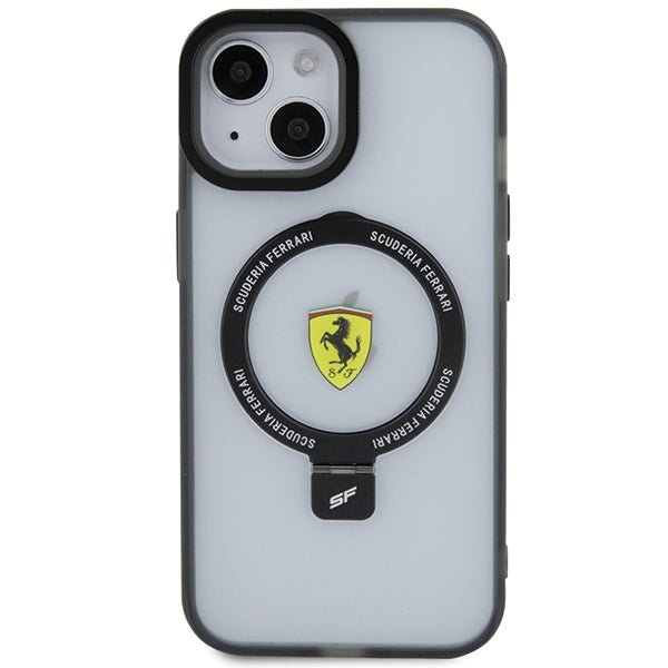 Ferrari Ring Stand 2023 Collection MagSafe Case for iPhone 15 Plus / 14 Plus - Transparent