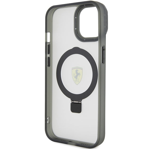 Ferrari Ring Stand 2023 Collection MagSafe Case for iPhone 15 Plus / 14 Plus - Black
