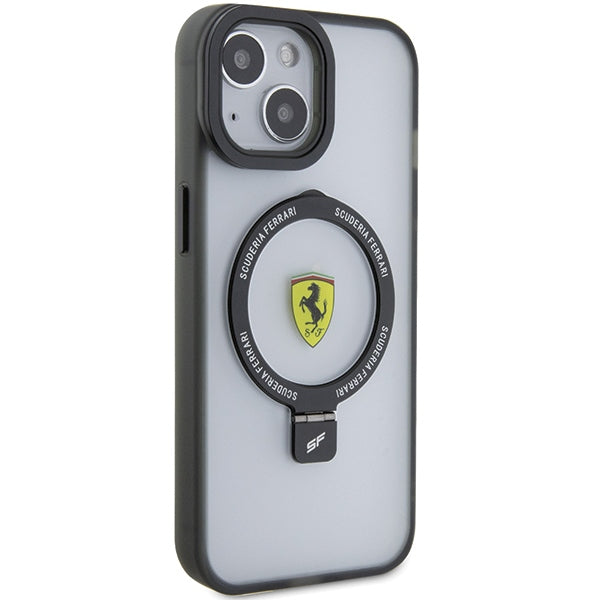 Ferrari Ring Stand 2023 Collection MagSafe Case for iPhone 15 Plus / 14 Plus - Black