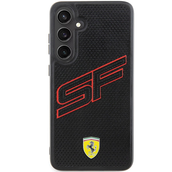 Ferrari Big SF Perforated case for Samsung Galaxy S24+ - black