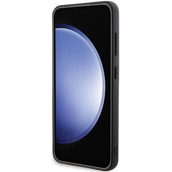 Ferrari Carbon Stitched Bottom case for Samsung Galaxy S24 - black