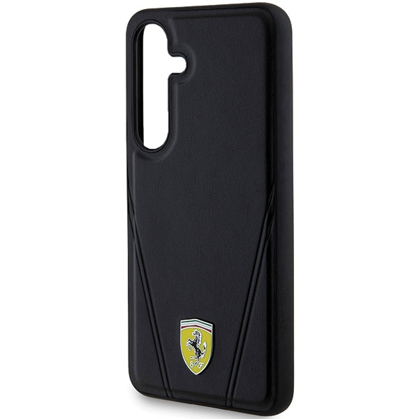 Ferrari Hot Stamp V Lines MagSafe case for Samsung Galaxy S24 - black
