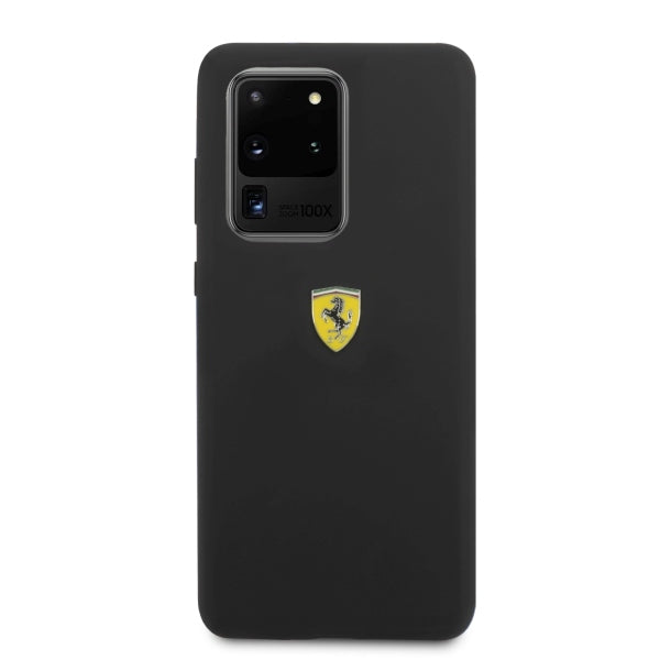 Ferrari Hardcase FESSIHCS69BK S20 Ultra G988 black/black Silicone