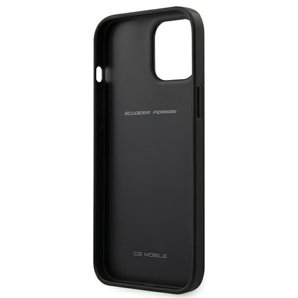 Ferrari FEOGOHCP12LBK iPhone 12 Pro Max 6.7&quot; black/black hardcase Off Track Perforated