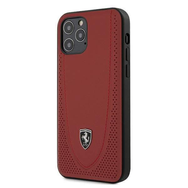 Ferrari FEOGOHCP12MRE iPhone 12/12 Pro 6.1&quot; red/red hardcase Off Track Perforated