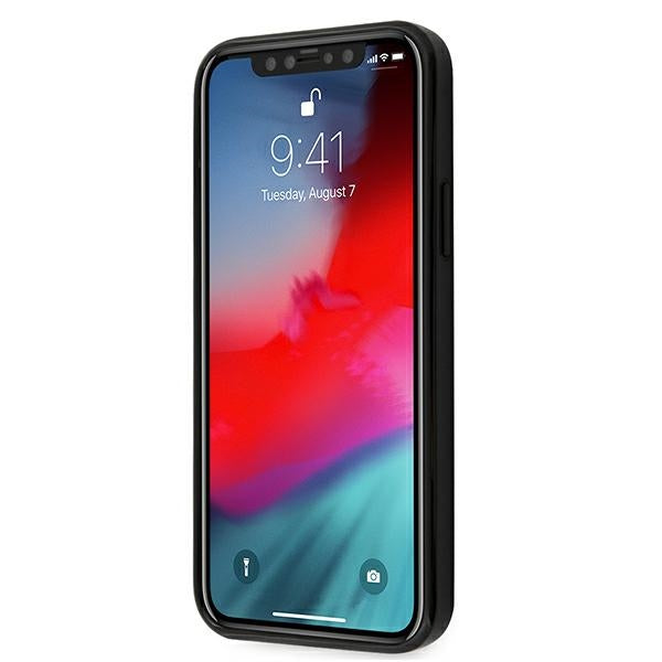 Ferrari FERCAHCP12SBK iPhone 12 mini 5.4&quot; black/black hardcase On Track Real Carbon