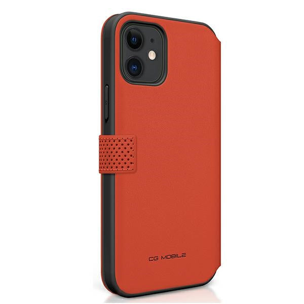 Ferrari FESPEFLBKP12SRE iPhone 12 mini 5.4" red/red book On Track Perforated