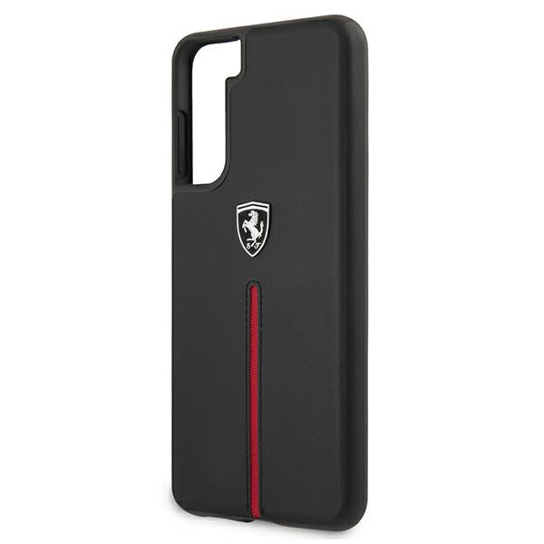 Ferrari FEOSIHCS21SBK S21 G991 black/black hardcase Off Track Leather Nylon Stripe