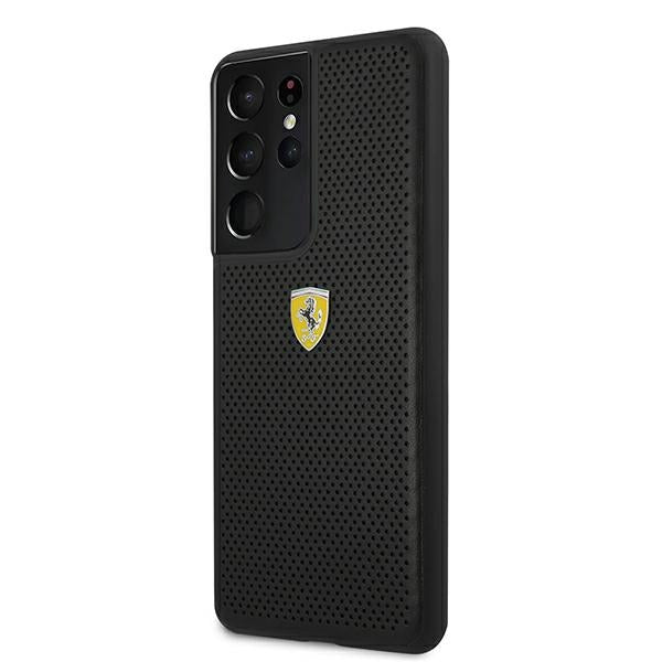 Ferrari FESPEHCS21LBK S21 Ultra G996 black/black hardcase On Track Perforated