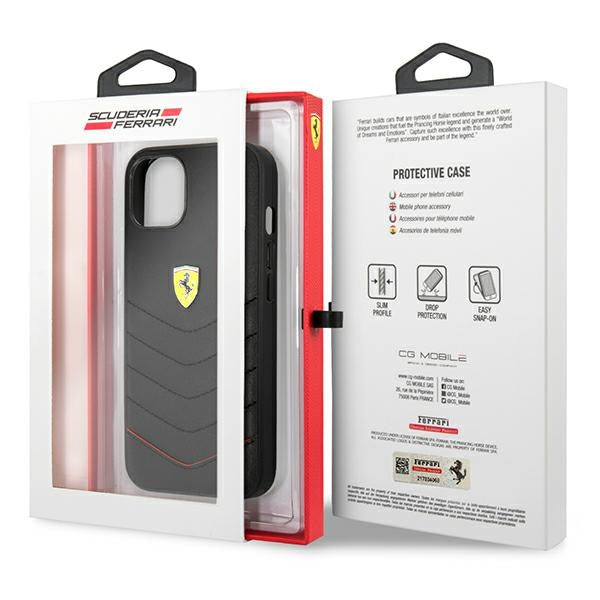 Ferrari FEHCP13SRQUK iPhone 13 mini 5.4&quot; black/black hardcase Off Track Quilted