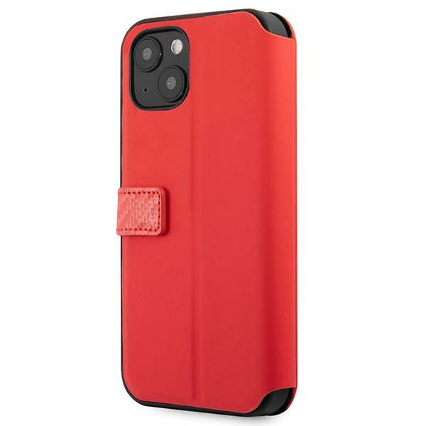 Ferrari FESAXFLBKP13SRE iPhone 13 mini 5.4&quot; red/red book On Track Carbon Stripe