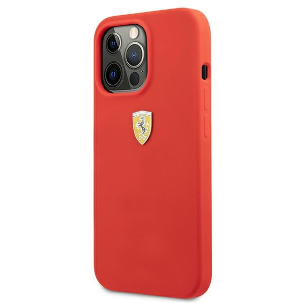 Ferrari FESSIHCP13XRE iPhone 13 Pro Max 6.7&quot; red/red hardcase Silicone